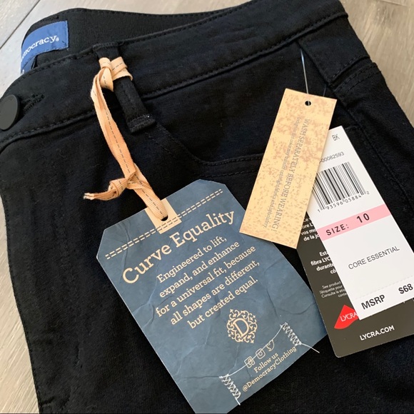 !!LAST CALL!! Democracy Black Skinny Jeans Size 10 - Picture 15 of 15